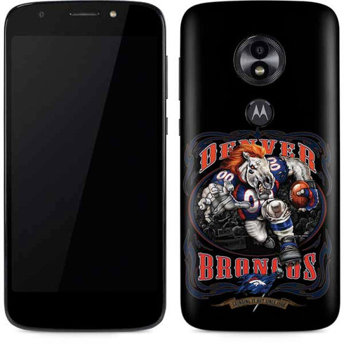 Liquid Blue NFL Denver Broncos Running Back Moto E5 Play Skin
